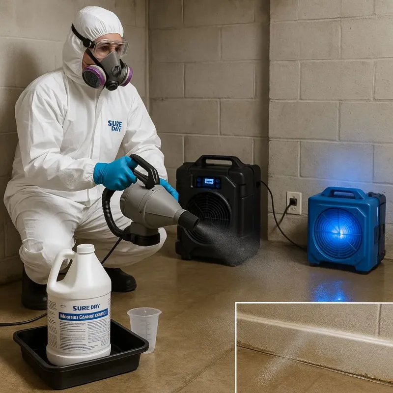 Sanitization and Odor Removal process in Eastlake, OH