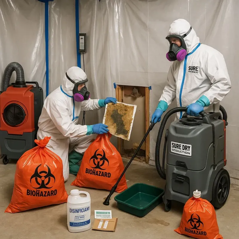 Contaminated Water Handling Protocols process in Eastlake, OH